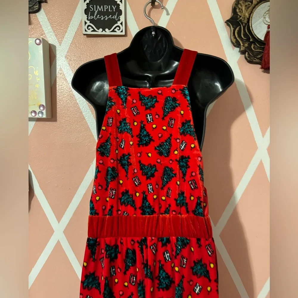 Christmas Overalls Velour - Picture 7 of 10